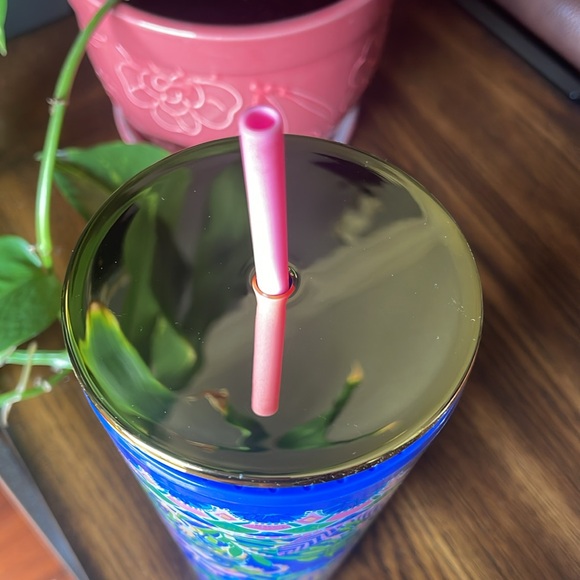 Lilly Pulitzer Tumbler with Straw - Picture 2 of 6